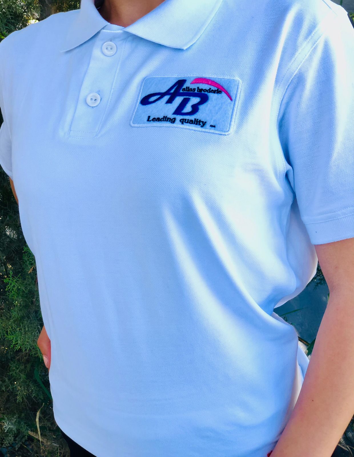 Polo brodé écusson Alias Broderie